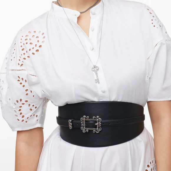 ZARA Limited Edition Leather SASH Belt - Picture 2 of 3